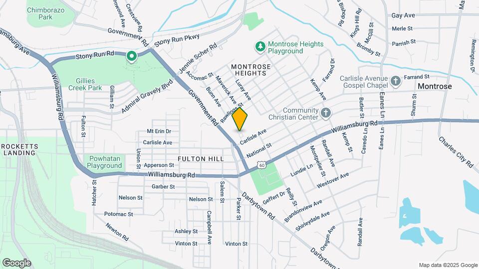 1700 Carlisle Ave Map and Location Details