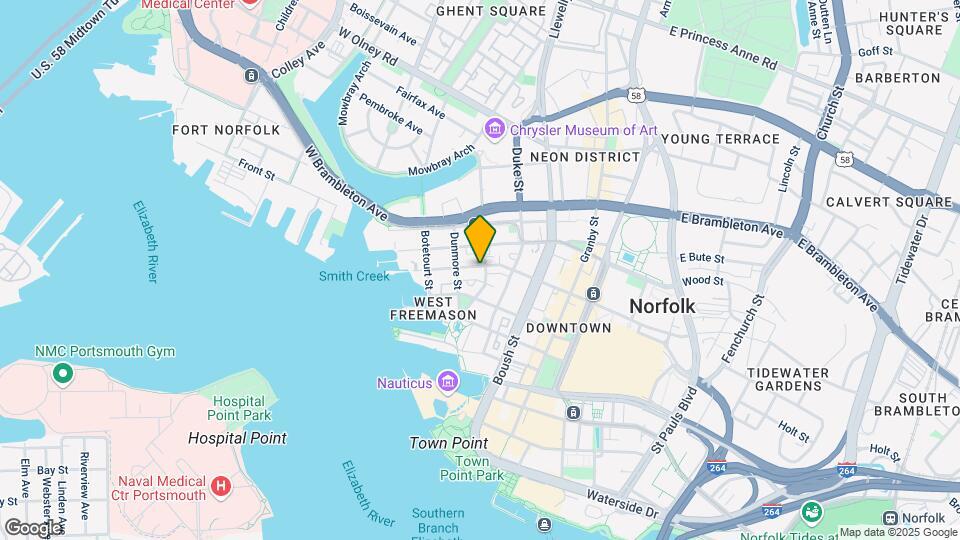 303 W Freemason St, Unit #4 Map and Location Details