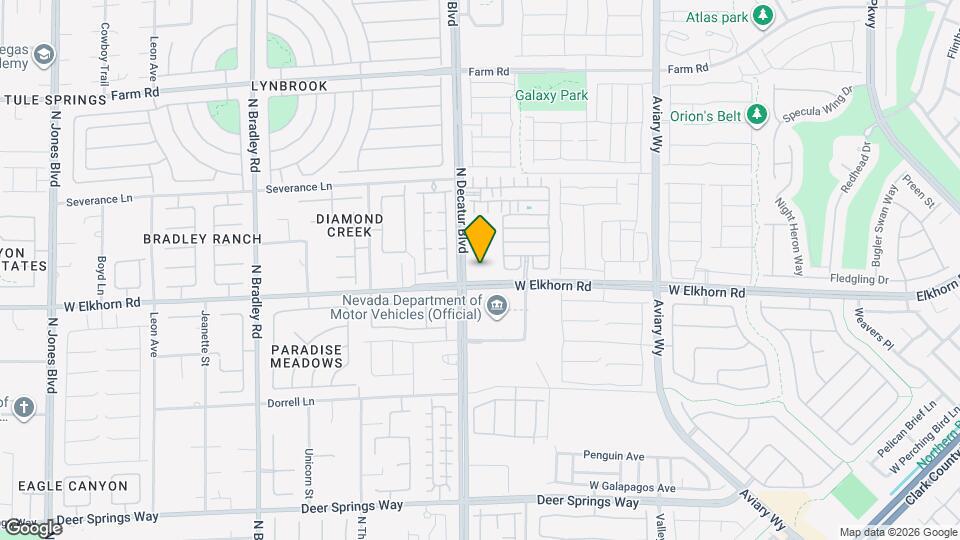 7230 N Decatur Blvd Map and Location Details