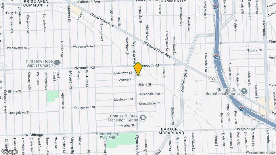 11360 Wyoming Ave Mapa y Detalles de la Ubicación