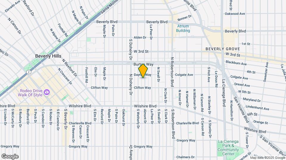 237 N Almont Dr Map and Location Details