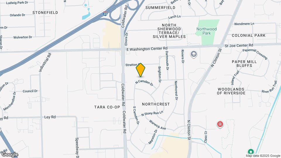 601 N Camden Dr Map and Location Details