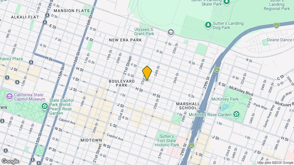 2306 G St, Unit 28 Map and Location Details