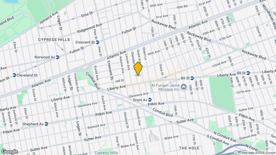 135 Sheridan Ave Map and Location Details