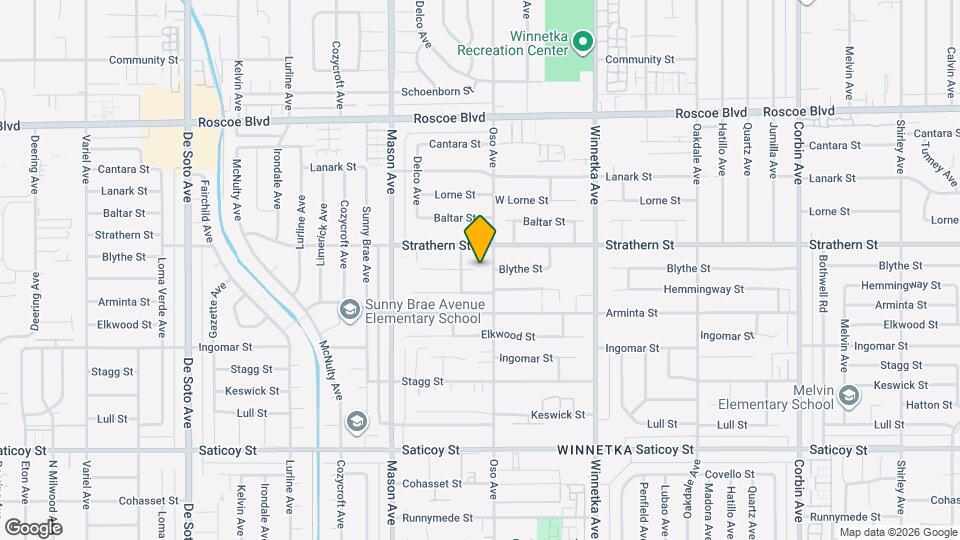 20318 Blythe St Map and Location Details