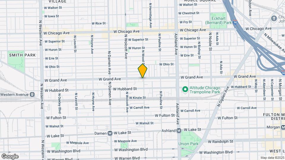 1801 W Grand Ave Map and Location Details