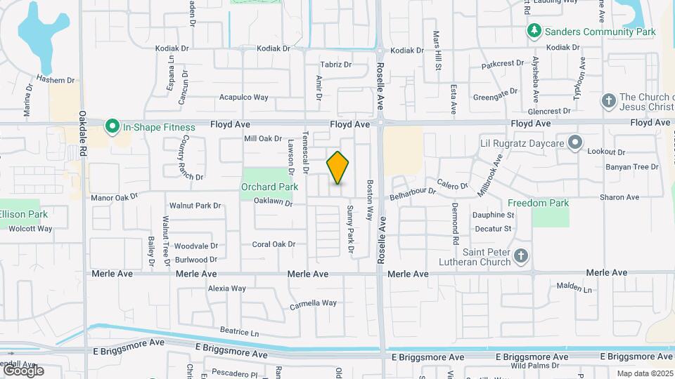 2205 Mountain Quail Way Map and Location Details