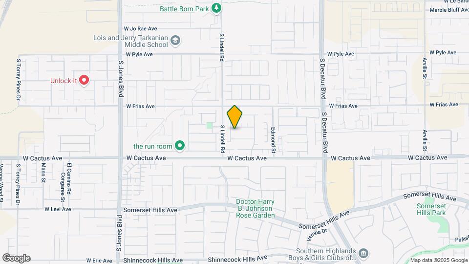 5421 Blue Oat Ave Map and Location Details
