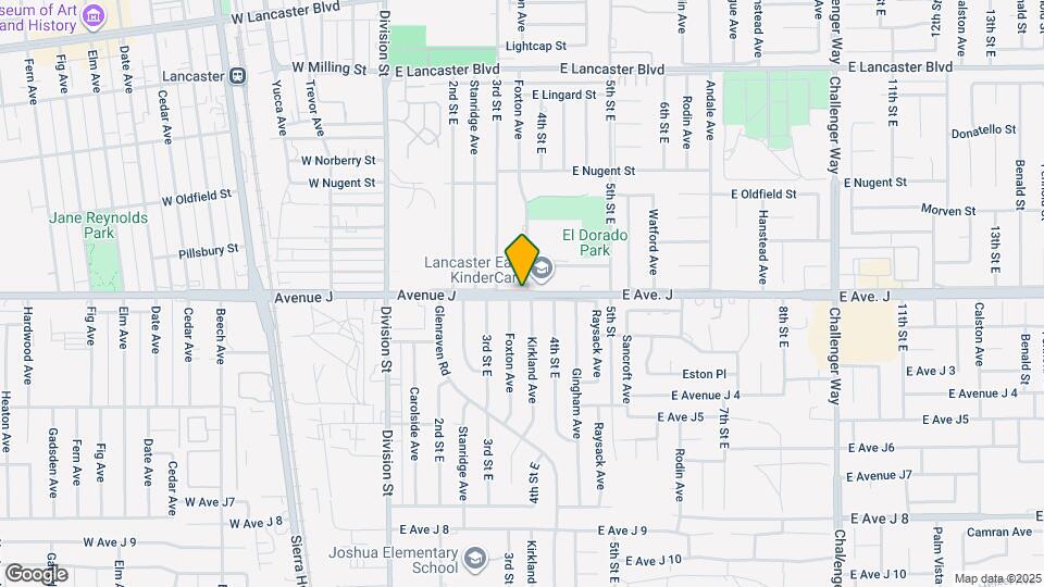 343 E Ave J 8 Mapa y Detalles de la Ubicación