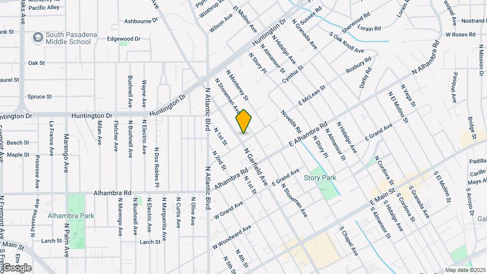 800-810 N Garfield Ave Map and Location Details