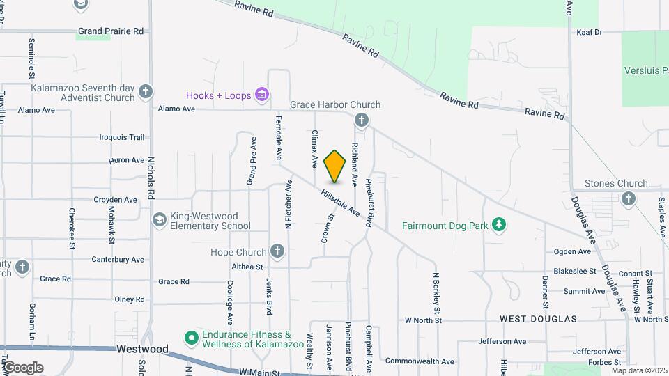 2314 Hillsdale Ave Map and Location Details