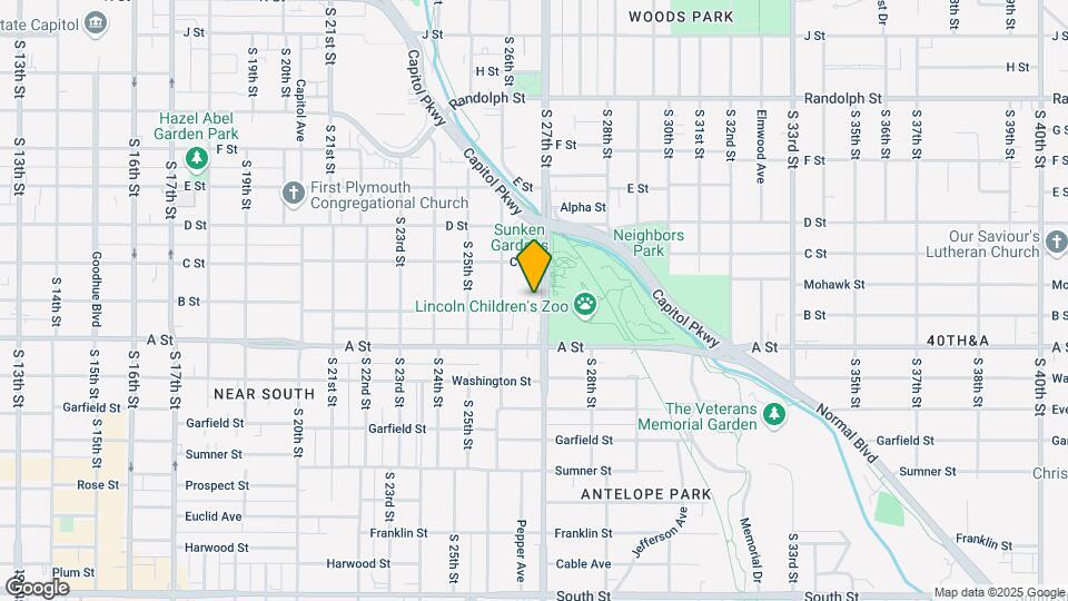 1255 S 27th St Map and Location Details