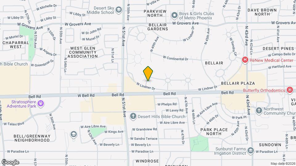 4902 W Joyce Cir Map and Location Details