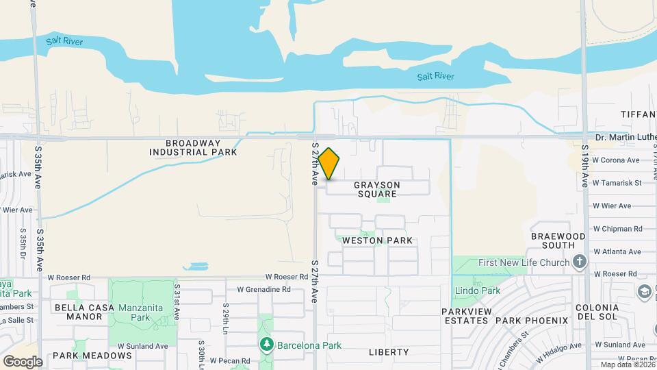 2639 W Tamarisk Ave Mapa y Detalles de la Ubicación