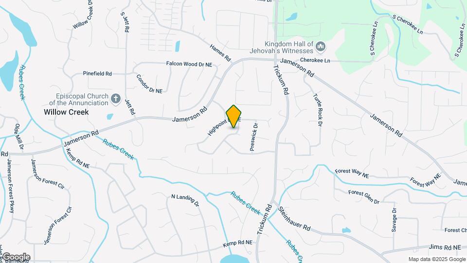 4817 Woodspring Dr NE Map and Location Details