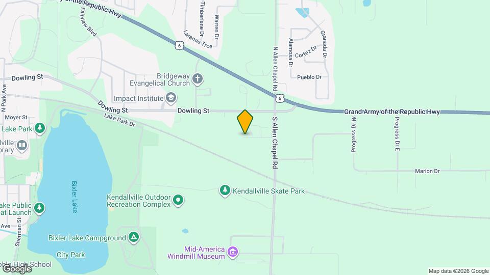 1907 Deerfield Ln Map and Location Details