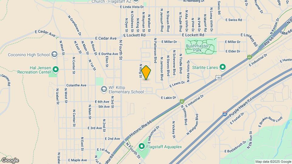2520 E Cassidy Ln Map and Location Details