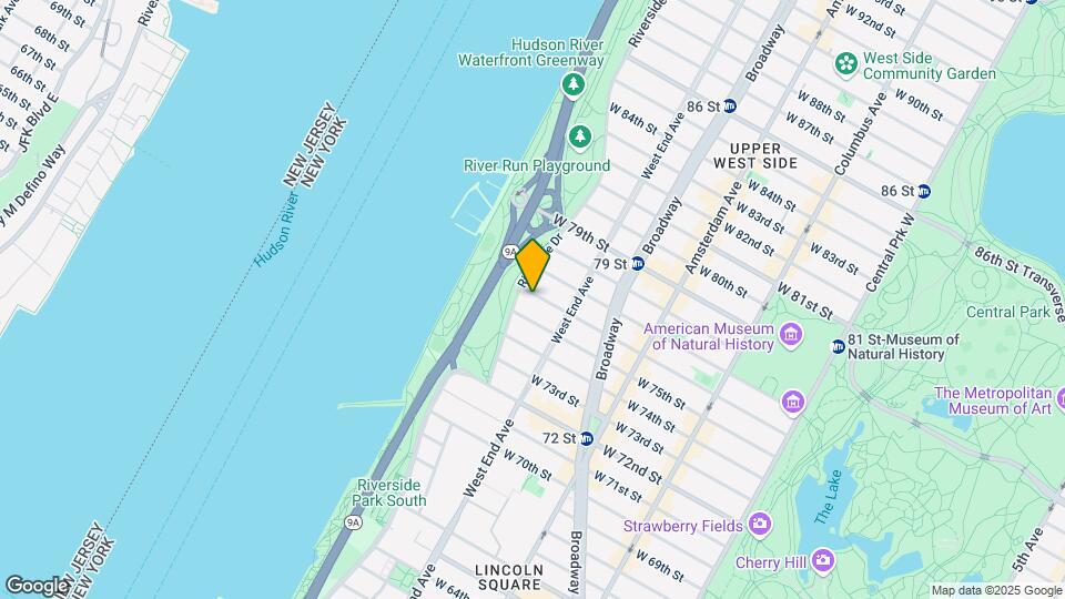 328 W 76th St Map and Location Details