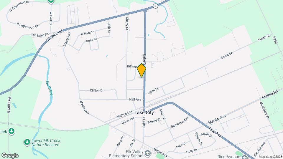 1702 Lake St Map and Location Details