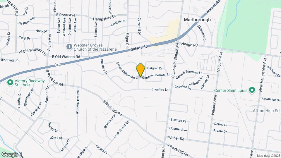 7508 General Sherman Ln Map and Location Details