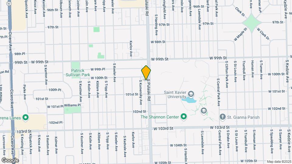 10016 S Pulaski Rd Mapa y Detalles de la Ubicación