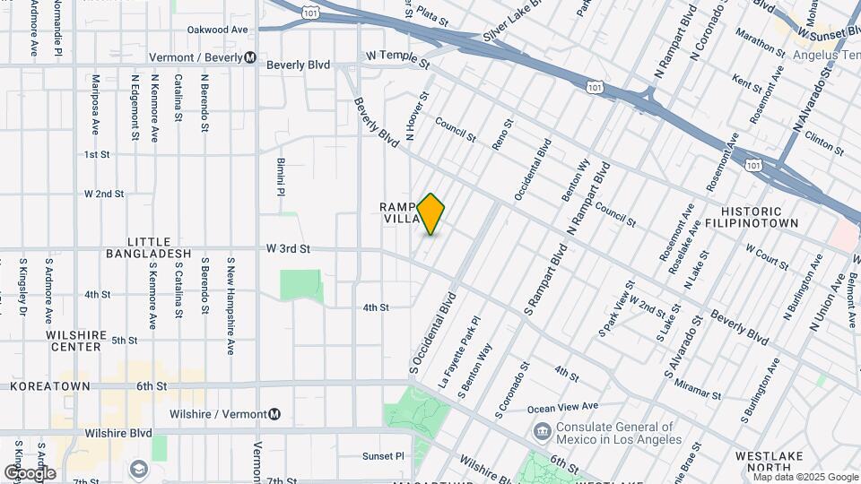 234 S Vendome St Mapa y Detalles de la Ubicación