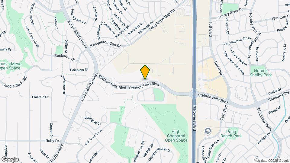 Stetson Ridge Townhomes Map and Location Details