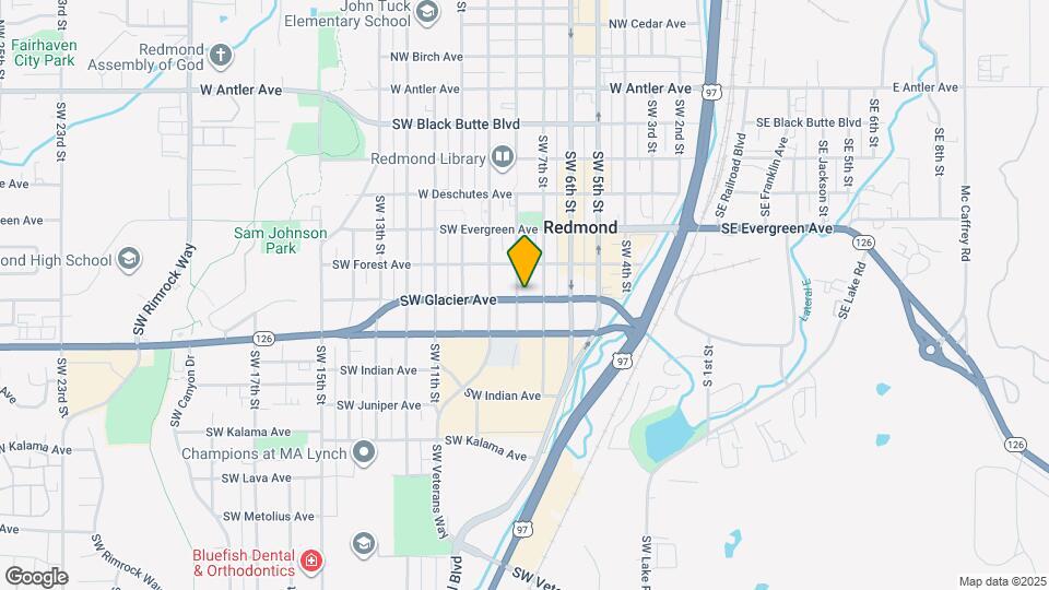 735 SW Glacier Ave Map and Location Details