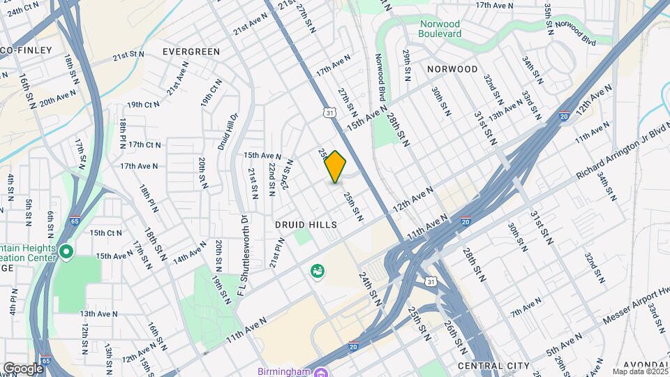 1320 25th St N Map and Location Details