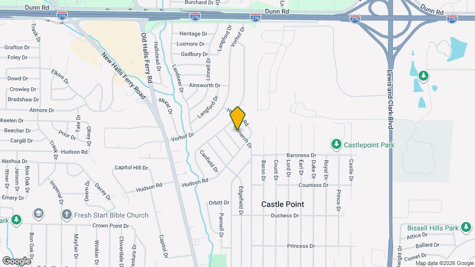 10539 Monarch Dr Map and Location Details