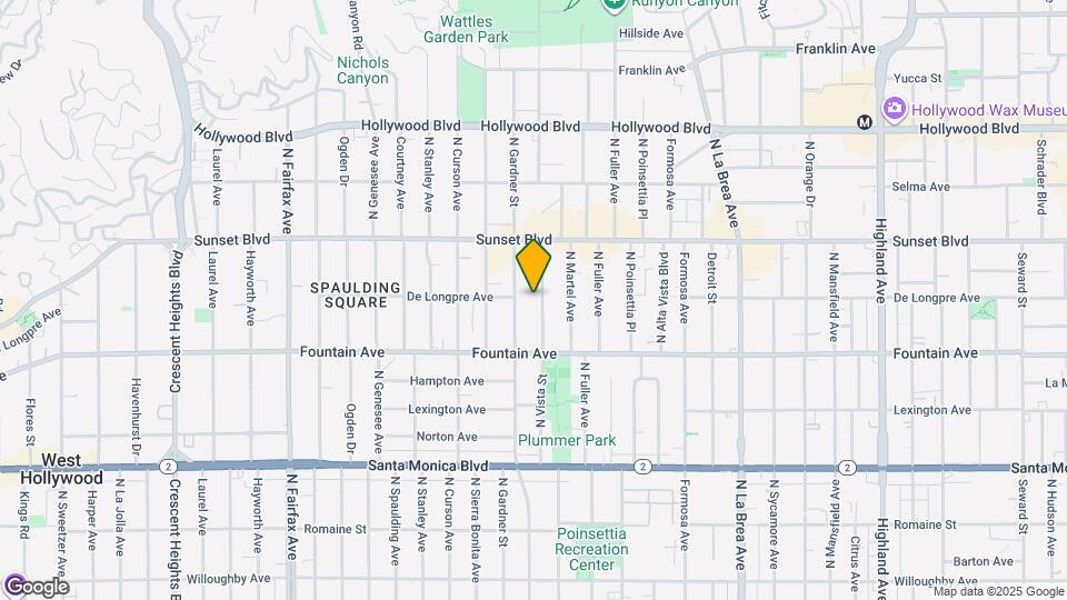 1403 N Vista St Map and Location Details