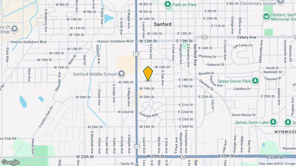 405 W 18th St Map and Location Details