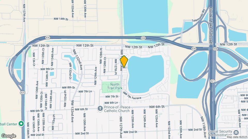 12683 NW 9th Way Map and Location Details