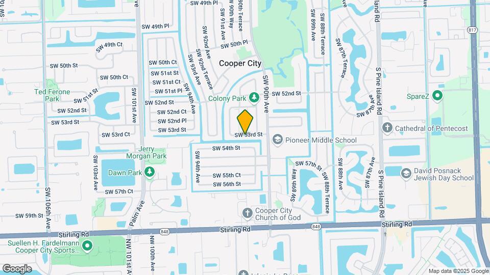 9060 SW 53rd St Map and Location Details