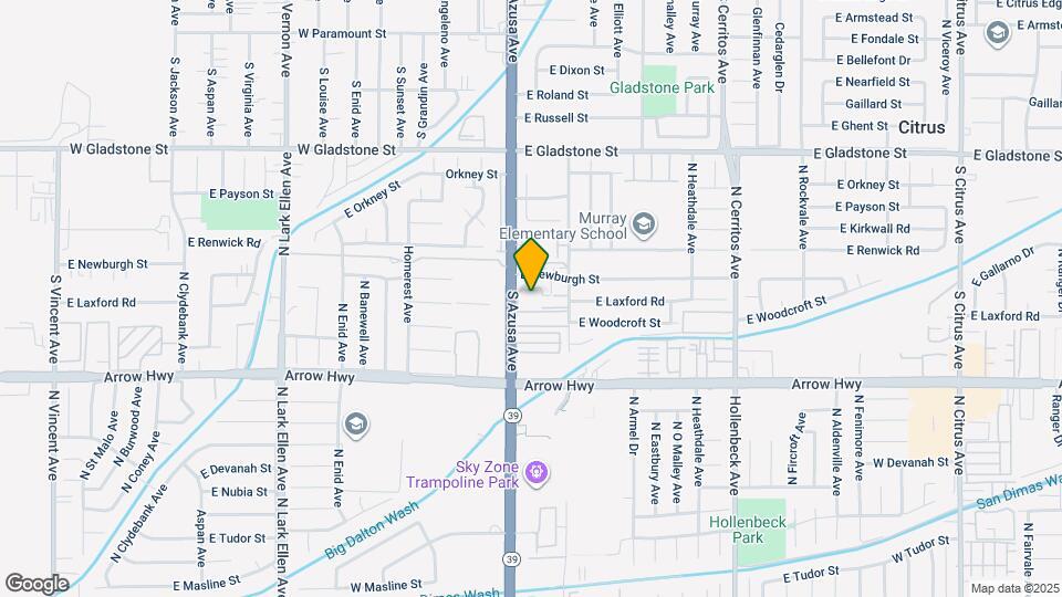 750 S Azusa Ave Map and Location Details