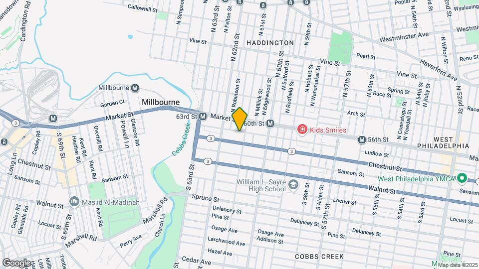 6110 Ludlow St-Unit -2 Map and Location Details