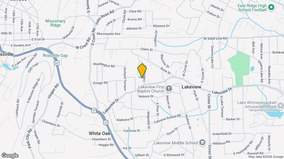 831 Lafayette Dr Map and Location Details