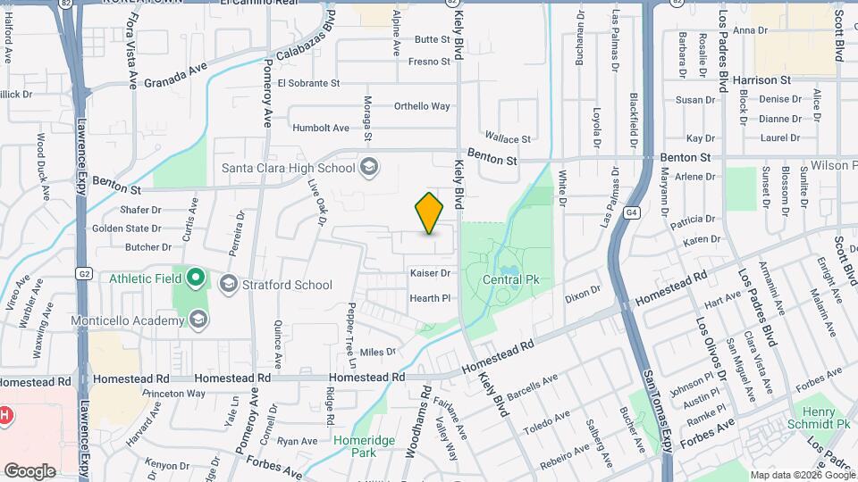 944 Kiely Blvd Map and Location Details