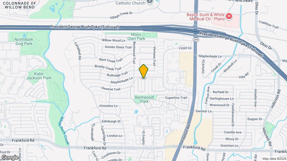 18731 Thorntree Ln Map and Location Details