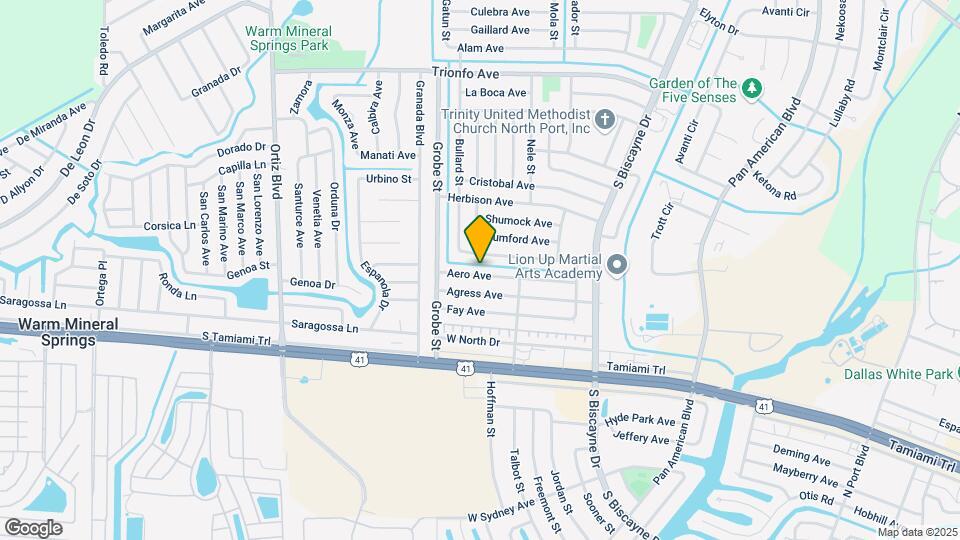 8630 Aero Ave Map and Location Details