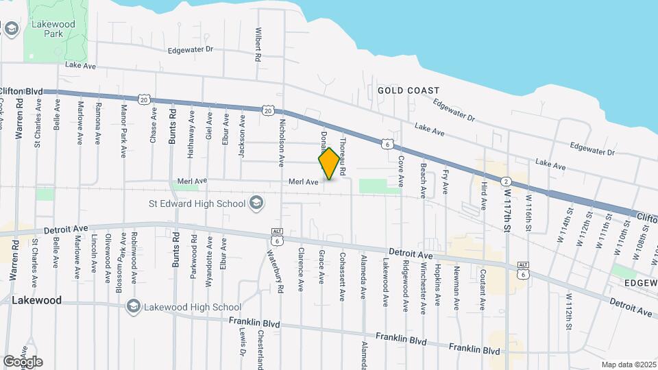 1309 Donald Ave Map and Location Details