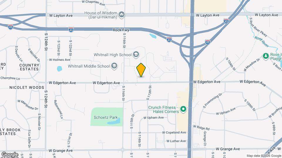 11450 W Edgerton Ave, Unit 11450 Mapa y Detalles de la Ubicación