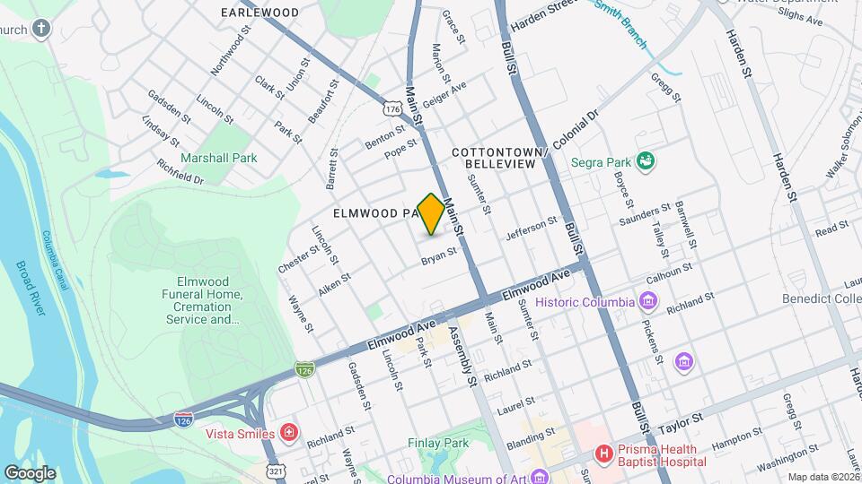 1004 Belleview St Map and Location Details