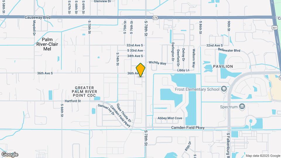 3629 Brownsville Pl Map and Location Details