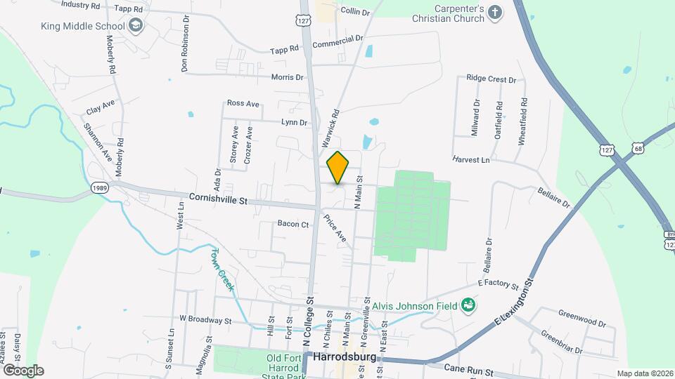 124 Ewing Ave Map and Location Details