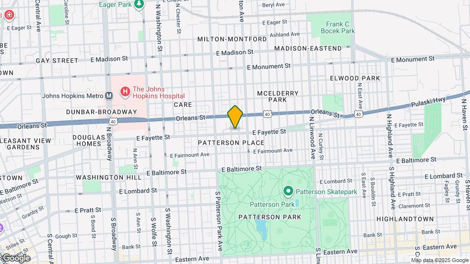 2410 E Fayette St Map and Location Details