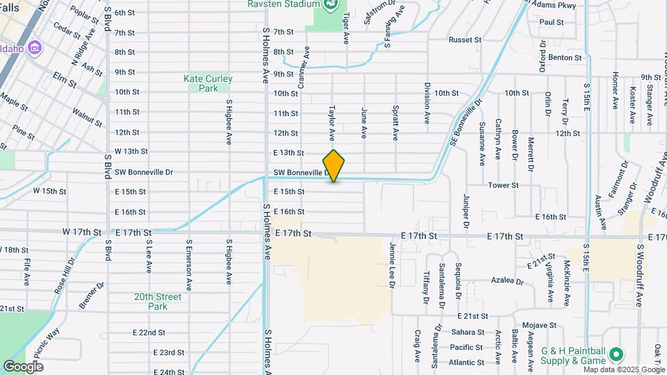 707 E 15th St Map and Location Details