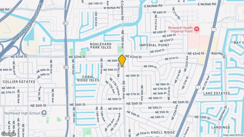 5901 NE 18th Ave Map and Location Details