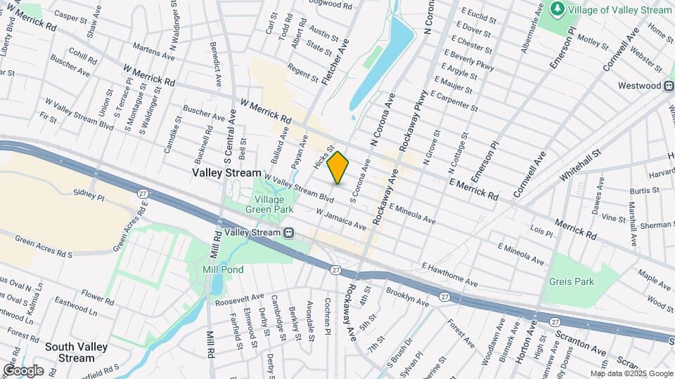 58 W Mineola Ave Map and Location Details