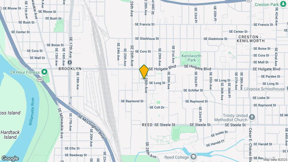 4635 SE 28th Ave Map and Location Details